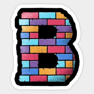 The letter B Sticker